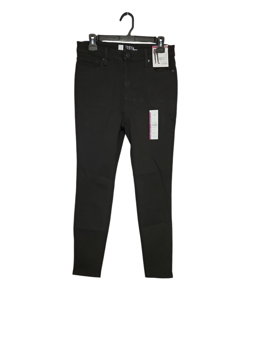 Time and Tru Black Skinny Jeans - High Rise